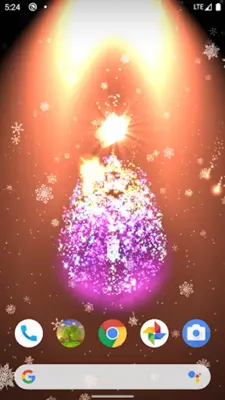 3D Xmas Tree lite android App screenshot 2